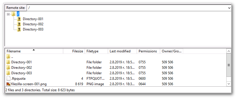 Remote files and folders