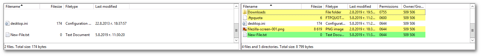 what the difference between filezilla client and server