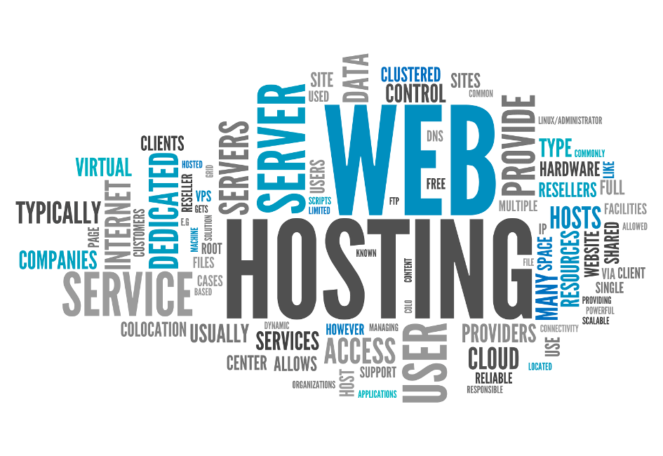 Visual presentation of Web Hosting Services